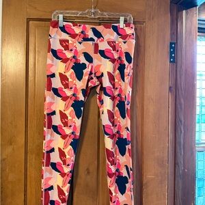 Senita Athletics Multicolor Floral Leggings